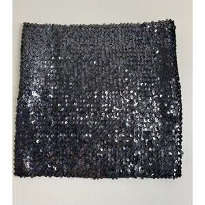 Western Fashion Sequin Tube Top Womens One Size Black Festival Rave Club Punk